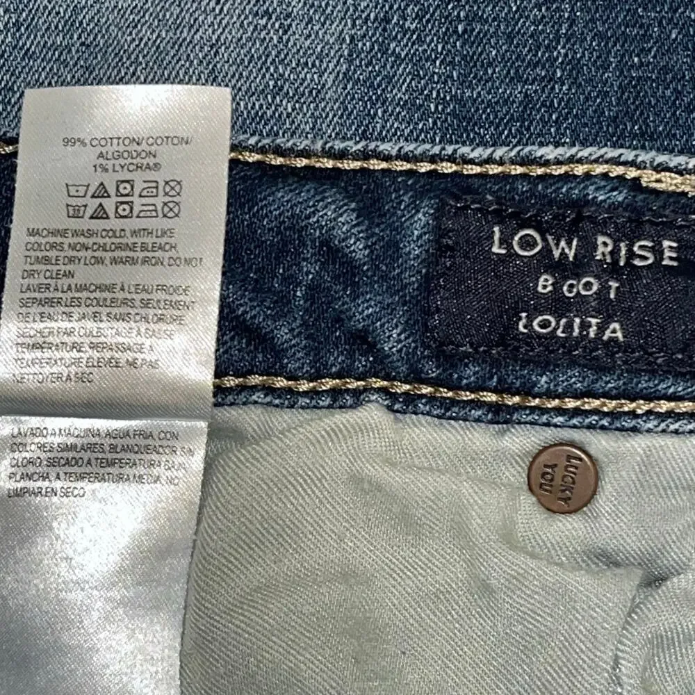 Lucky Brand Lolita Low Rise Bootcut Jeans Size 14/32 Regular - Picture 5 of 7